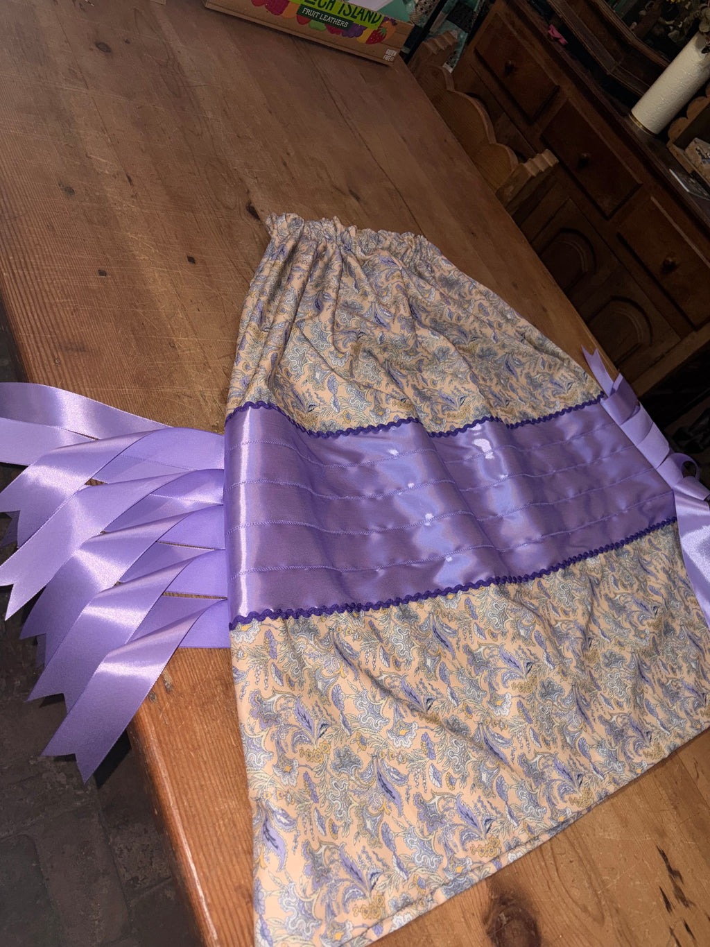 LAVENDER RIBBON SKIRT