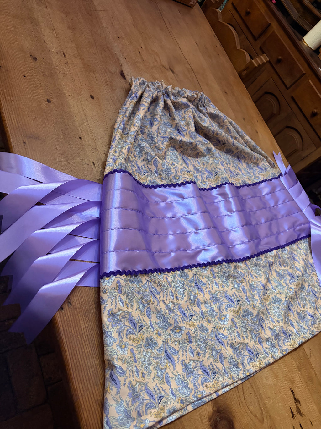 LAVENDER RIBBON SKIRT