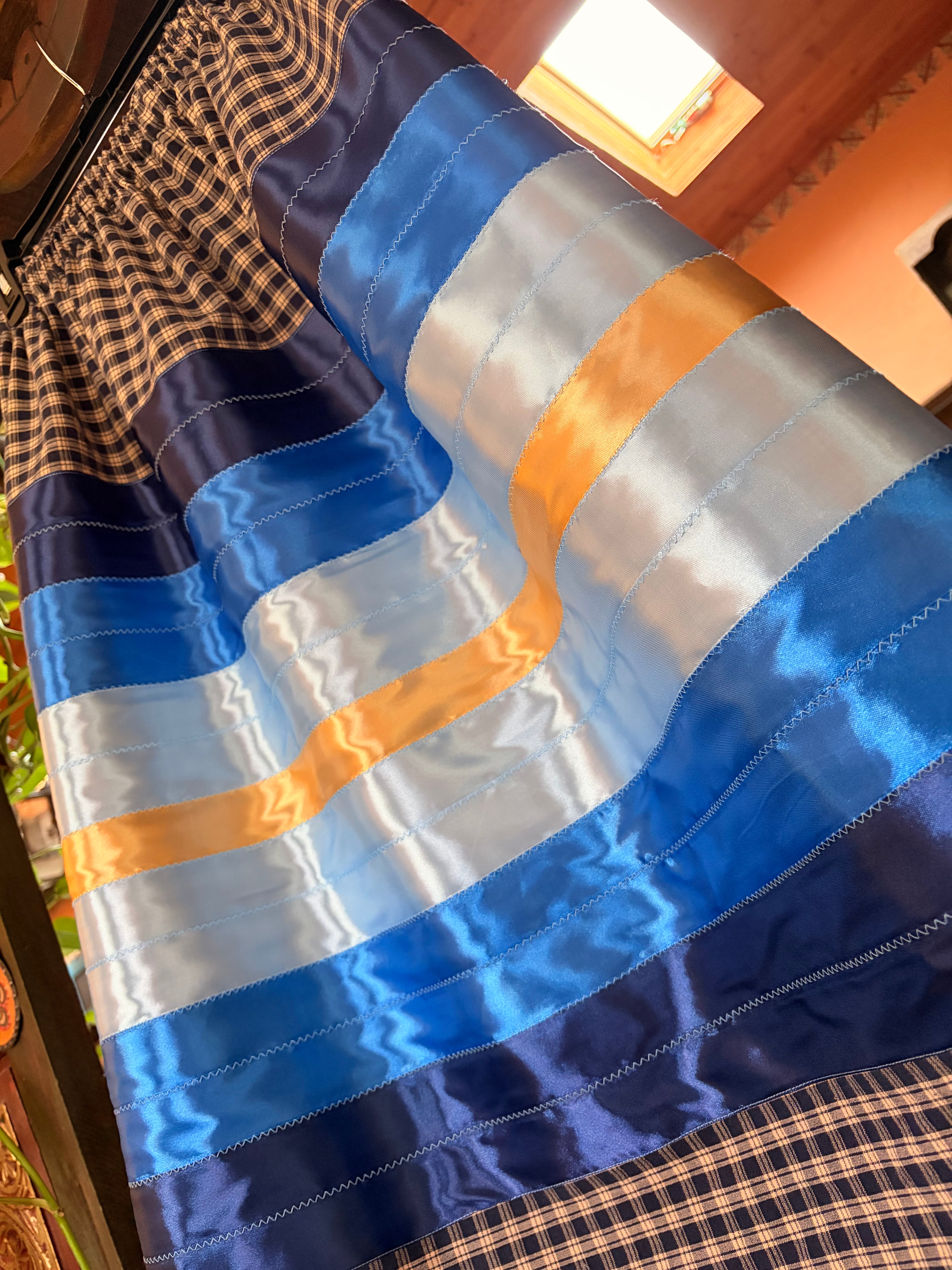 OMBRÉ BLUE GINGHAM