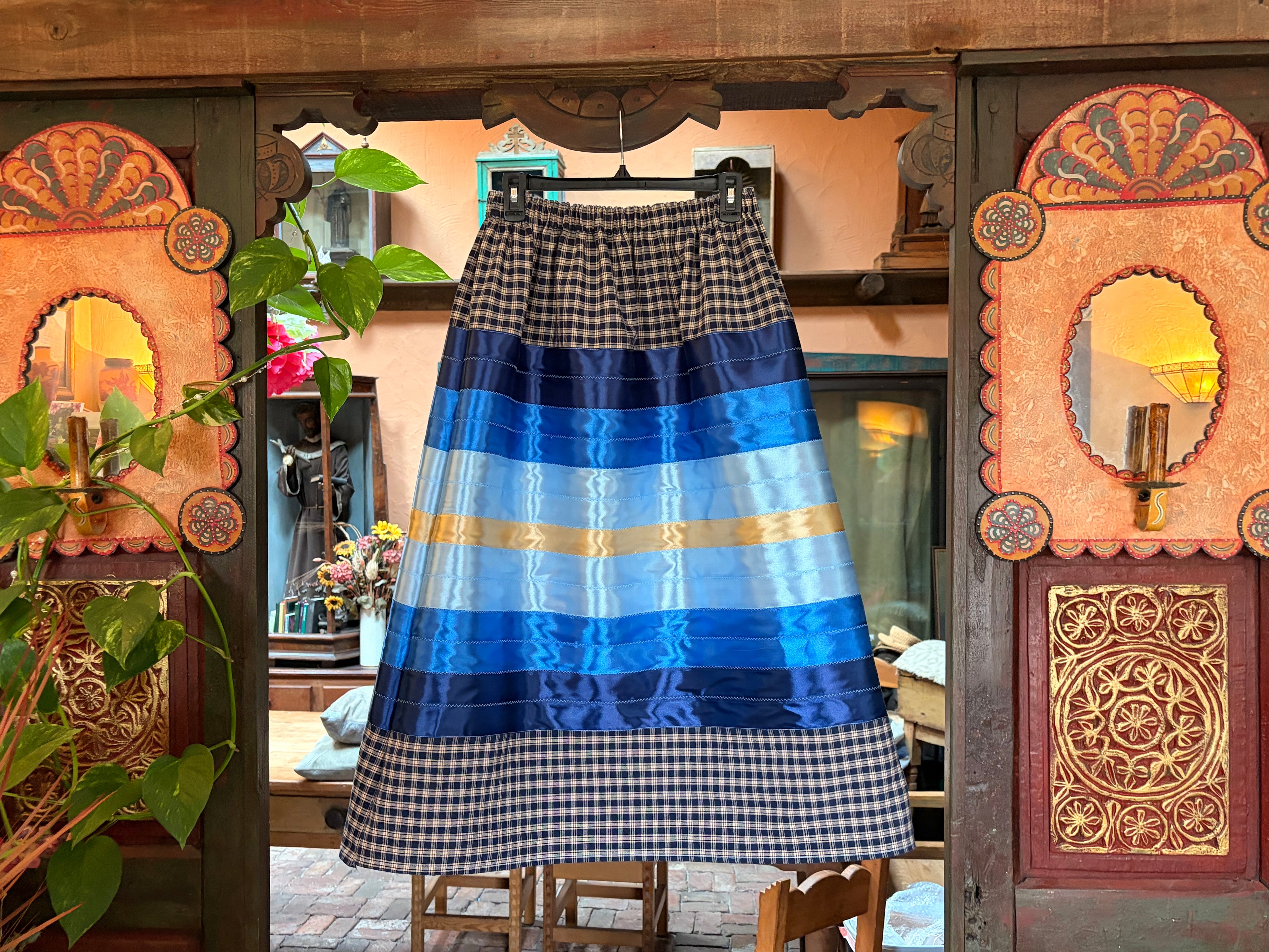OMBRÉ BLUE GINGHAM