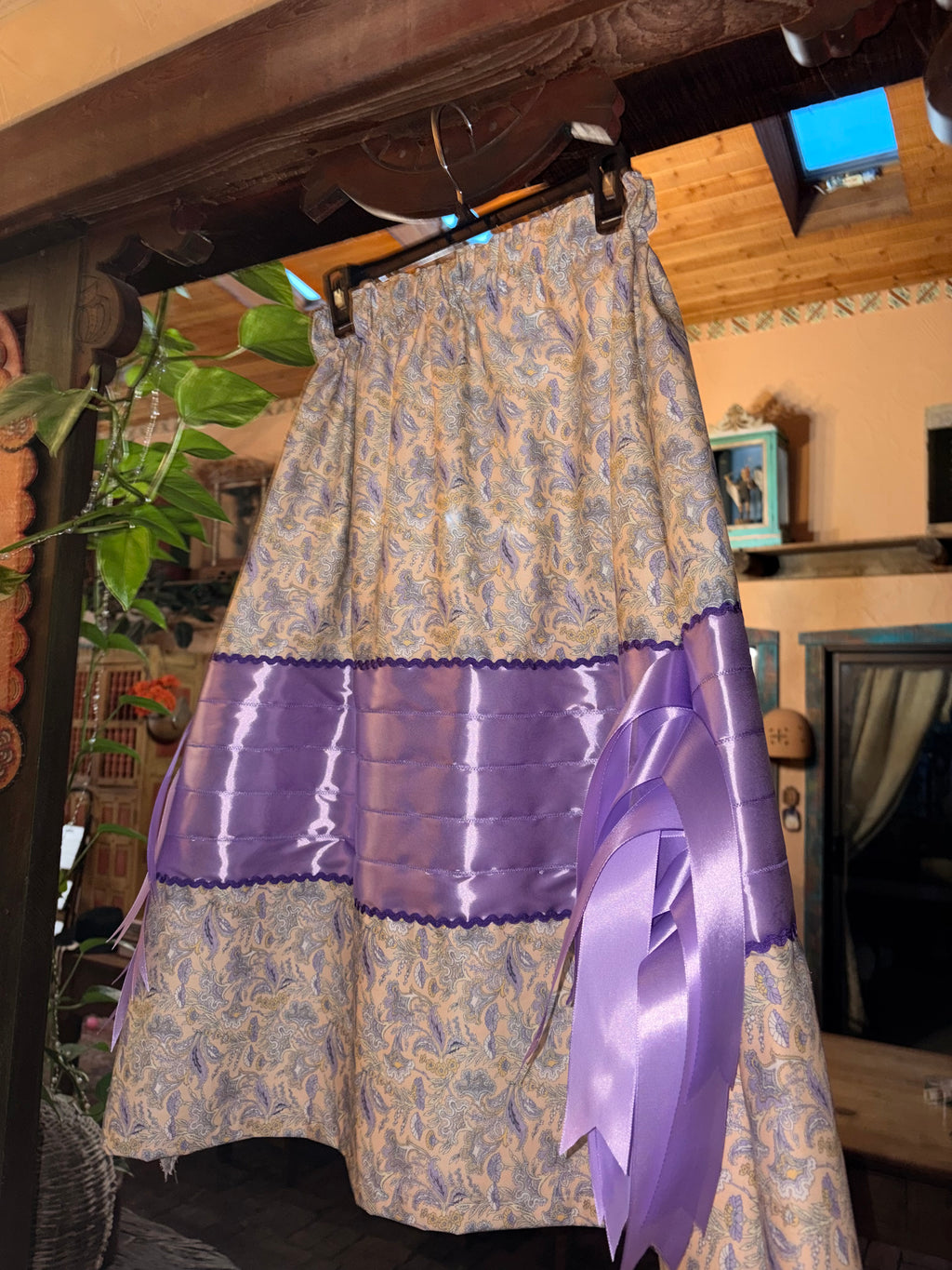LAVENDER RIBBON SKIRT