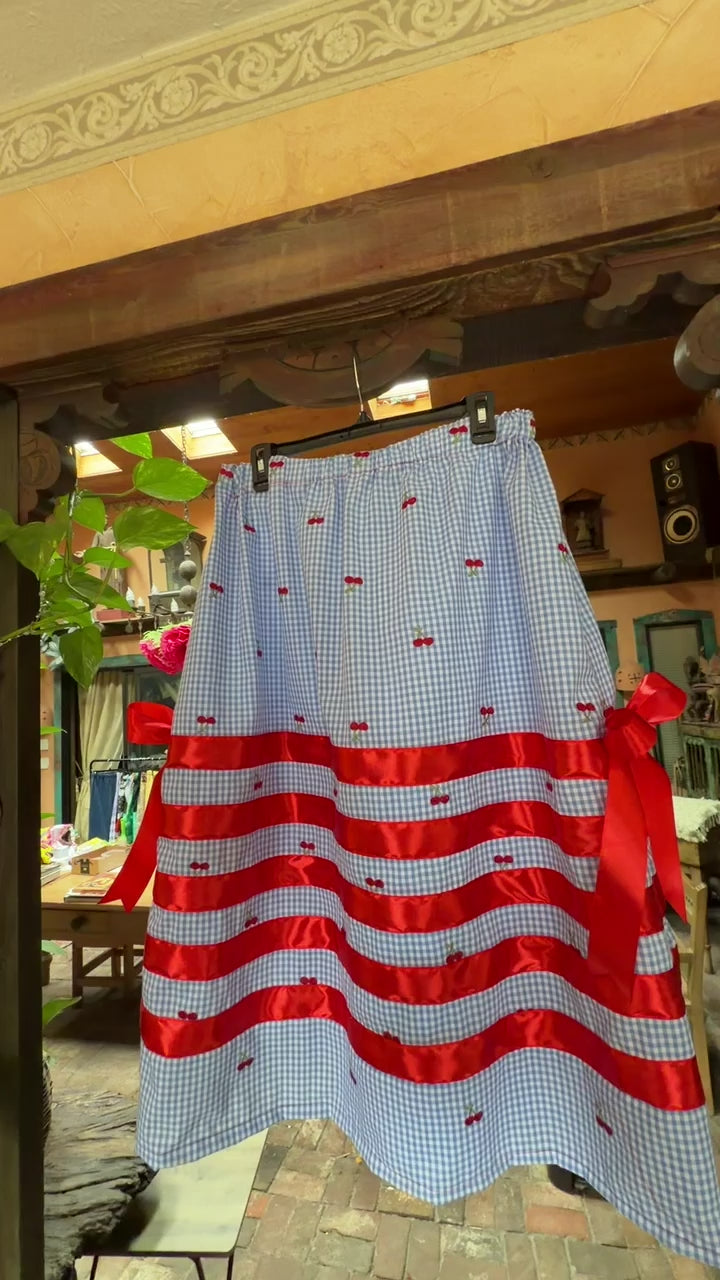 EMBROIDERED CHERRY
